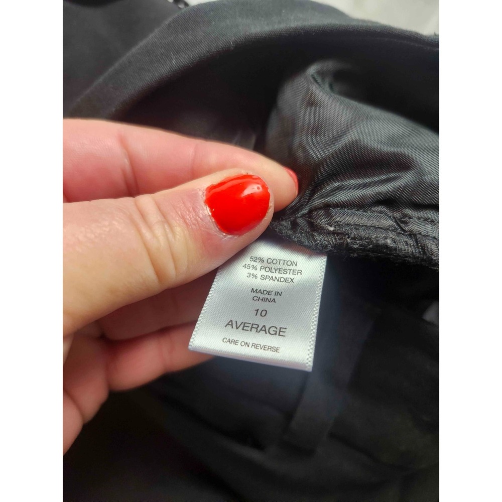 NY&C 7th Avenue Dress Pants Womens 10 Black Corporate Core Office Siren Chic - Picture 6 of 8